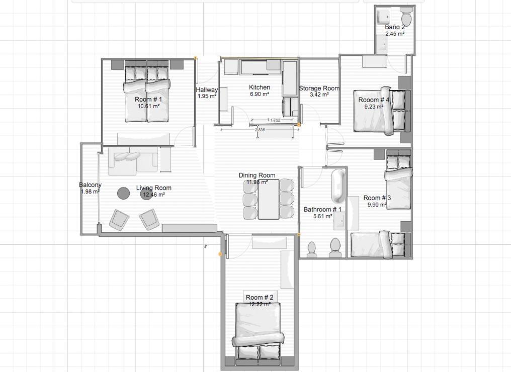 Acogedor Apt 8Pax 4Bdr 2Bth- Cozyhomesevilla2 Dış mekan fotoğraf